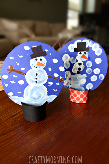 Pom Pom Painted Snow Globes