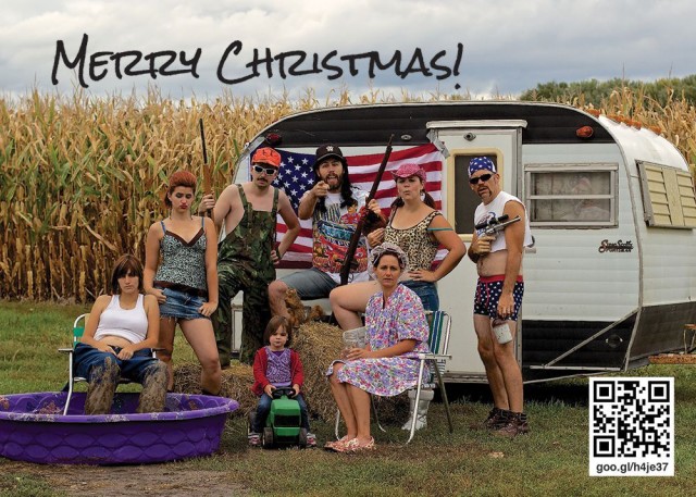 Arrested Christmas Card