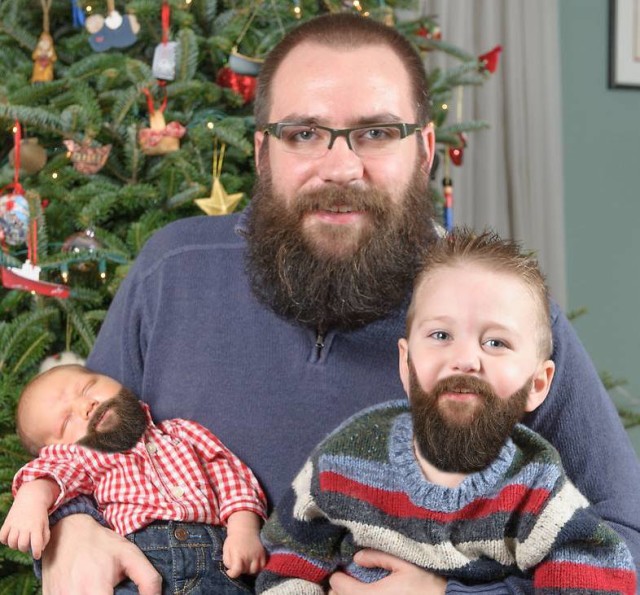 Beards Christmas Card