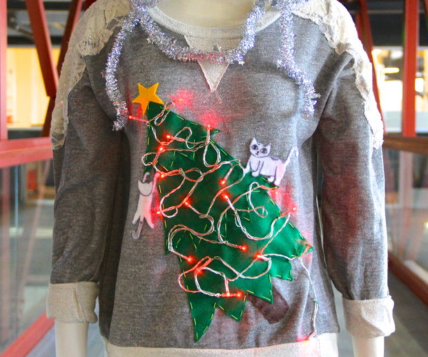 Cat Lady Ugly Christmas Sweater