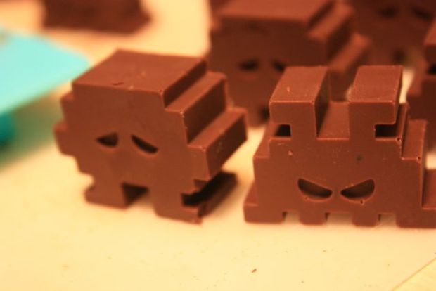 Chocolate Space Invaders