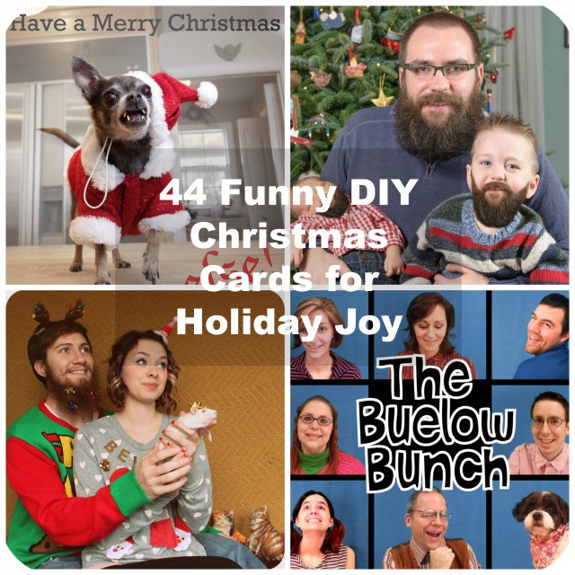 44 Funny DIY Christmas Cards for Holiday Joy
