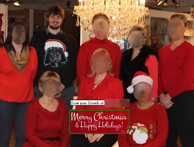 Company Christmas Card Photo