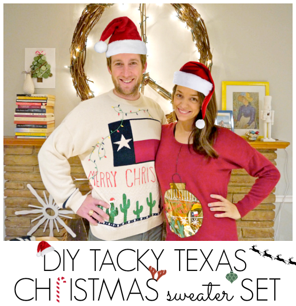 DIY Tacky Texas Christmas Sweater