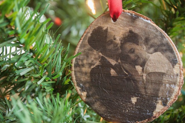 DIY Wood Transfer Ornament