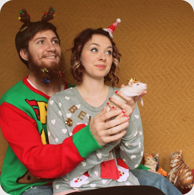 funny christmas card photos for couples