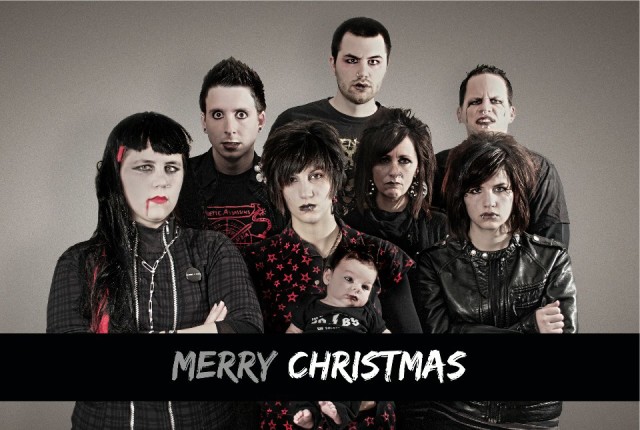 Goth Christmas Card