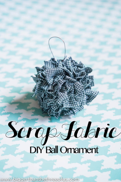 Scrap Fabric Ornament