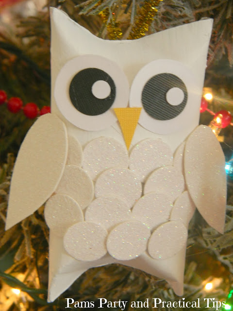 Snow Owl Ornaments