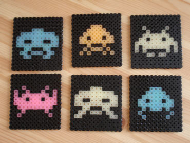 Space Invader Coasters