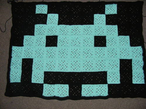 Space Invader Quilt