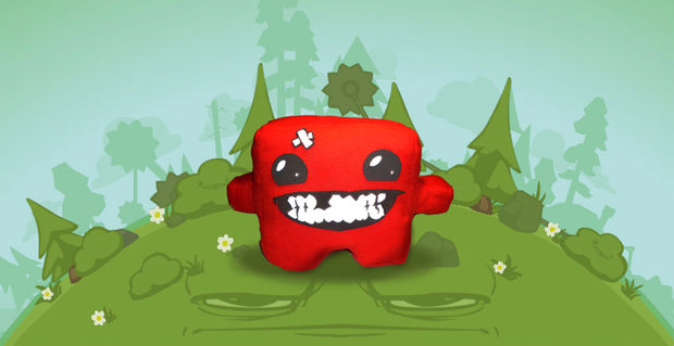 Super Meat Boy Plushy Toy