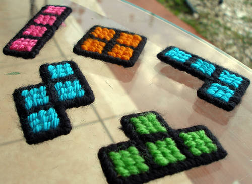 Tetris Stitch Magnets