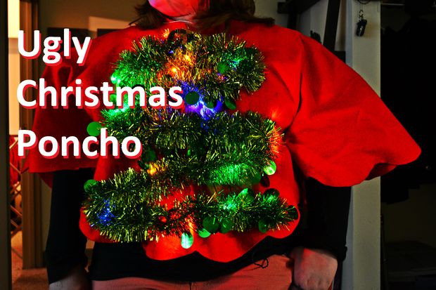 Ugly Christmas Poncho