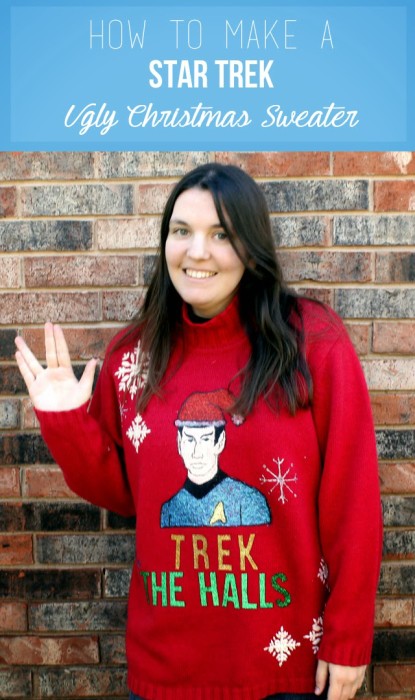 star trek christmas sweater