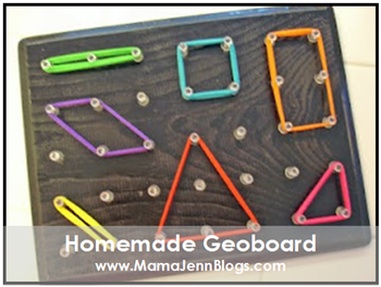 Homemade Geoboard