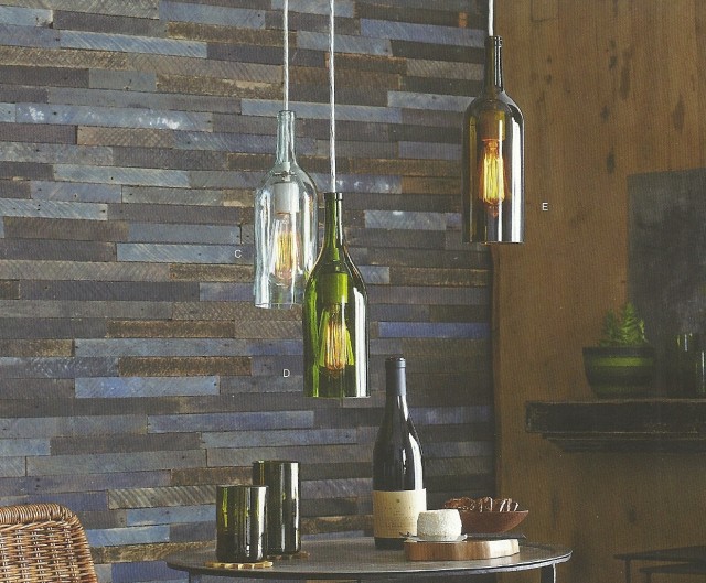 DIY Lighting Using Wine Bottles