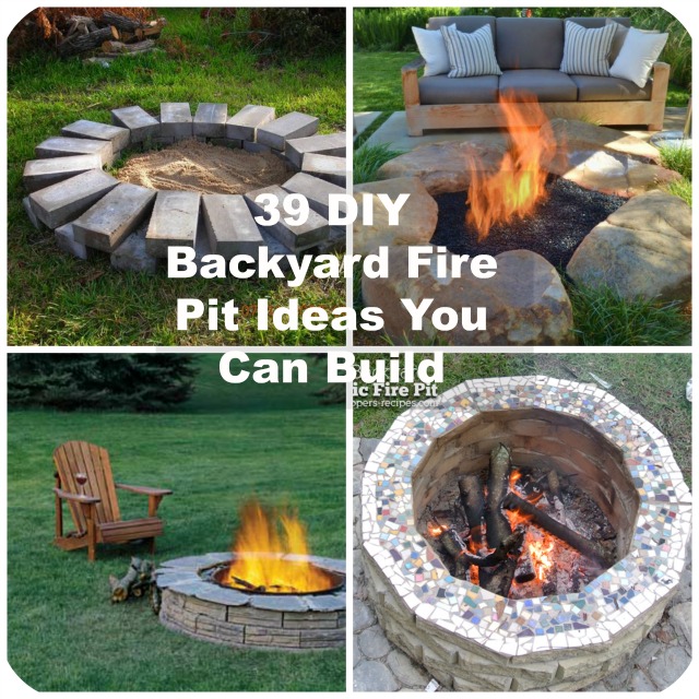 39 DIY Backyard Fire Pit Ideas You Can Build