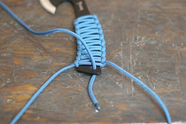 Homemade Paracord Knife Grip from SurvivalLife