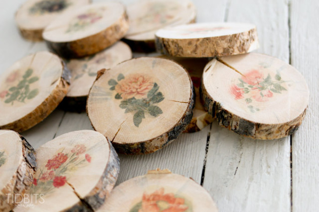 How to Make Botanical Wood Slices