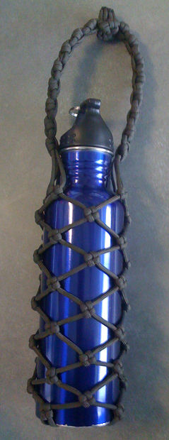 Paracord Wrap Bottle from Instructables