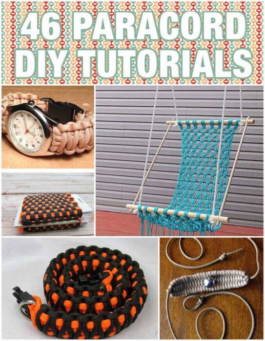 46 Paracord Project DIY Tutorials