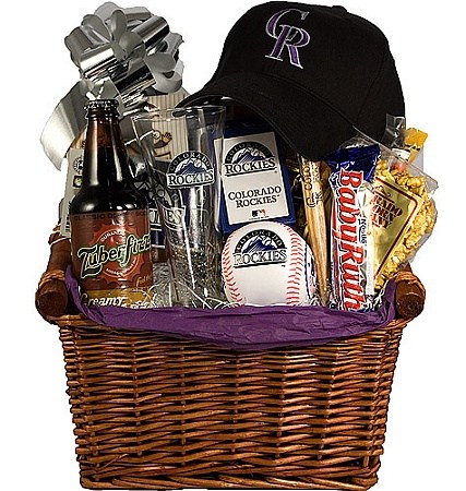 Baseball Lovers Gift Basket