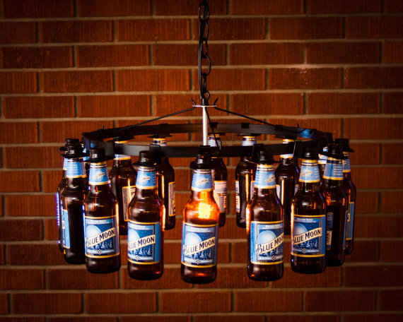 Beer Bottle Chandelier Chain Style