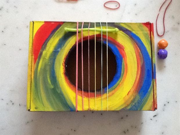 DIY Toy Guitar Box