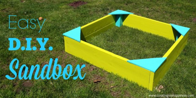 Easy DIY Sandbox