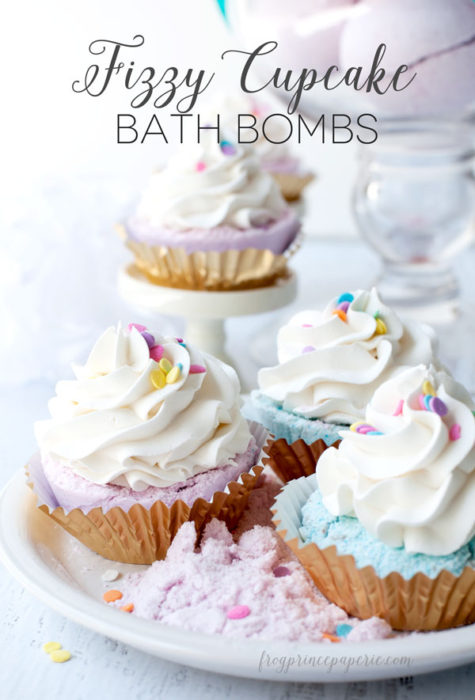 Fizzy Cupcake Bath Bombs