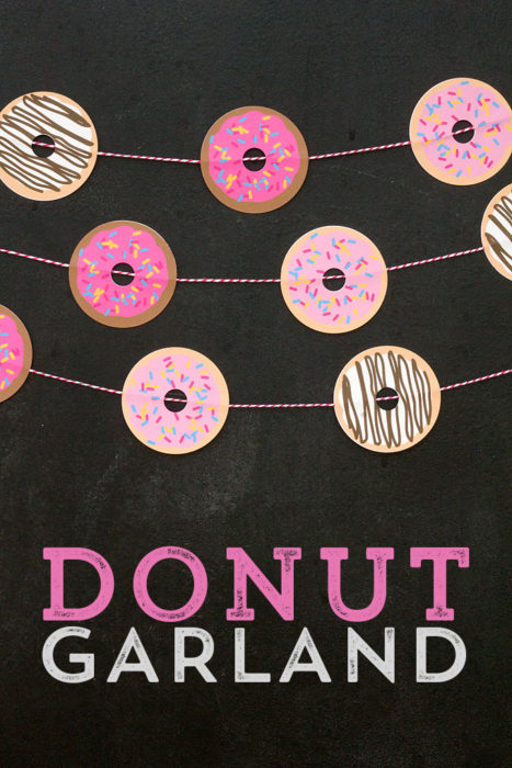 How to Create an Adorable Donut Garland