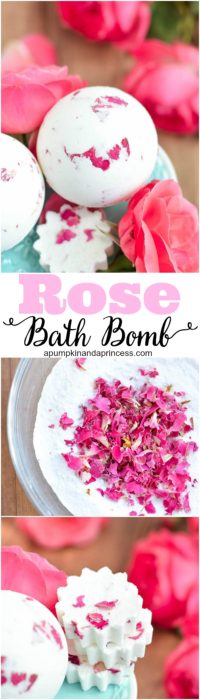 Rose Milk Bath Bomb