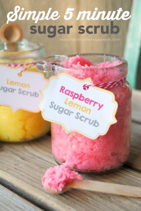 Simple 5 minute Sugar Scrub Recipes