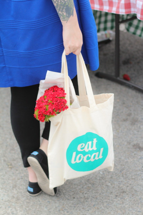 farmer market tote bag stencil