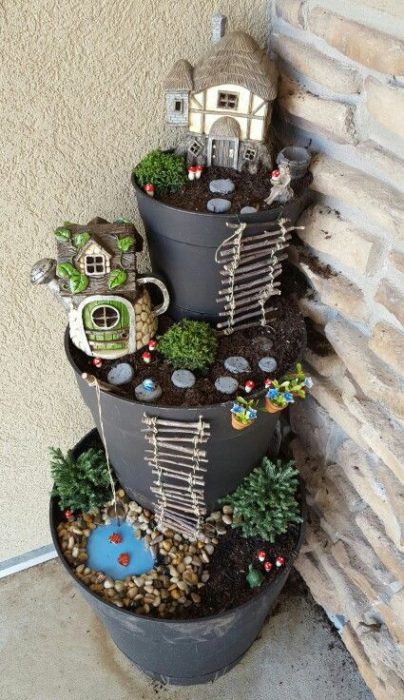 3 Story Fairy Garden