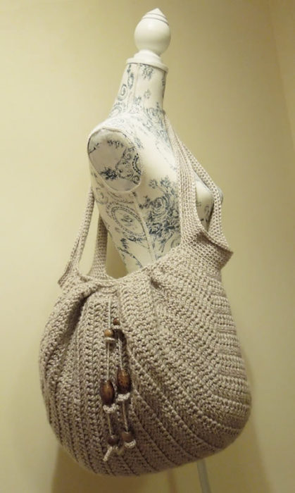 Awesome Crochet Market Boho Bag