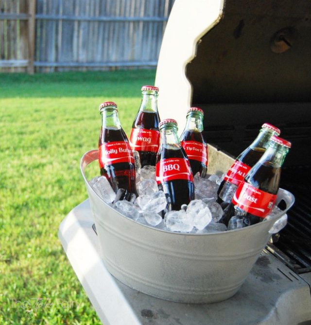 DIY Mini Galvanized Tubs for Your Cokes
