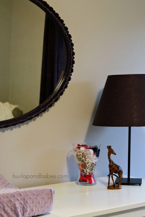 DIY Nursery Mirror Makeover