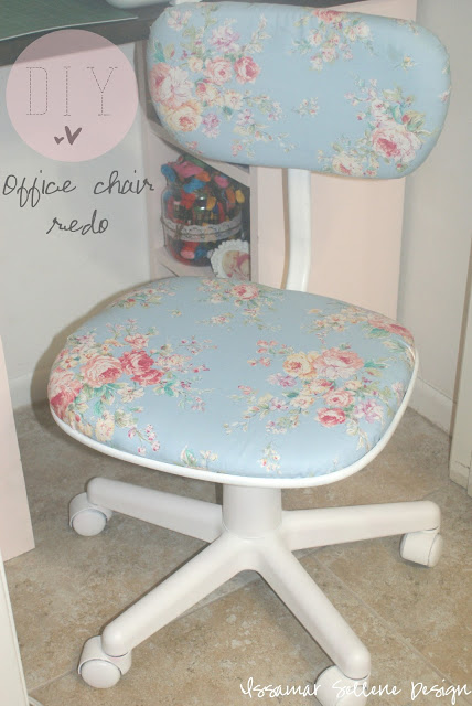 DIY Shabby Chic Office Chair