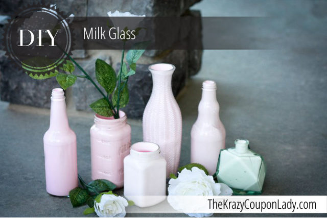 Make Your Own Milk Glass