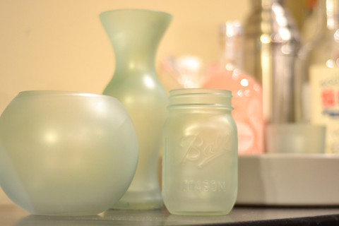 Sea Glass Vases