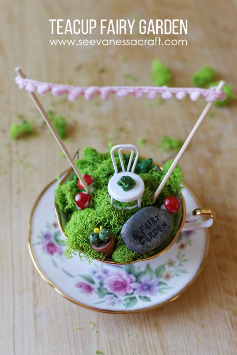 Tea Cup Fairy Garden