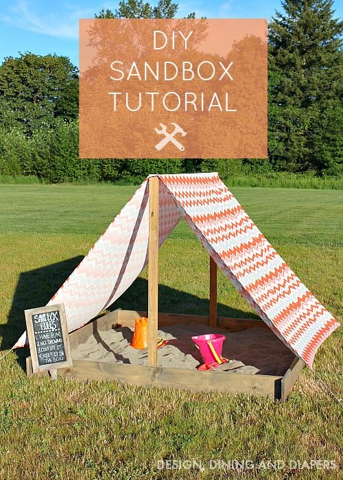 DIY Sandbox Tutorial with Cover