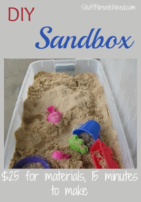 DIY Sandbox for Under 25 dollars