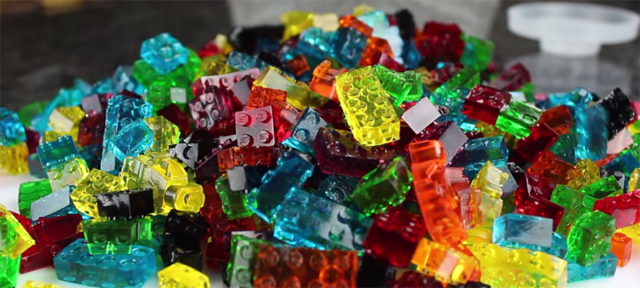 Edible Lego Bricks Gummy