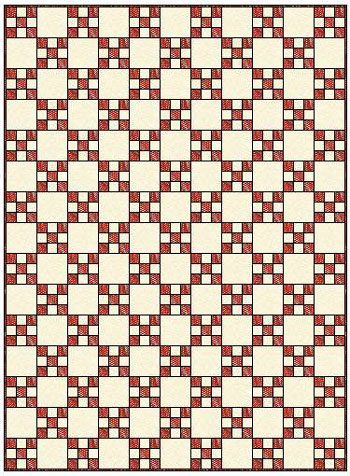 Single Irish Chain Quilt