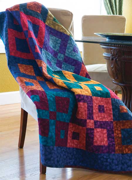 Square Dancing Lap Quilt Pattern