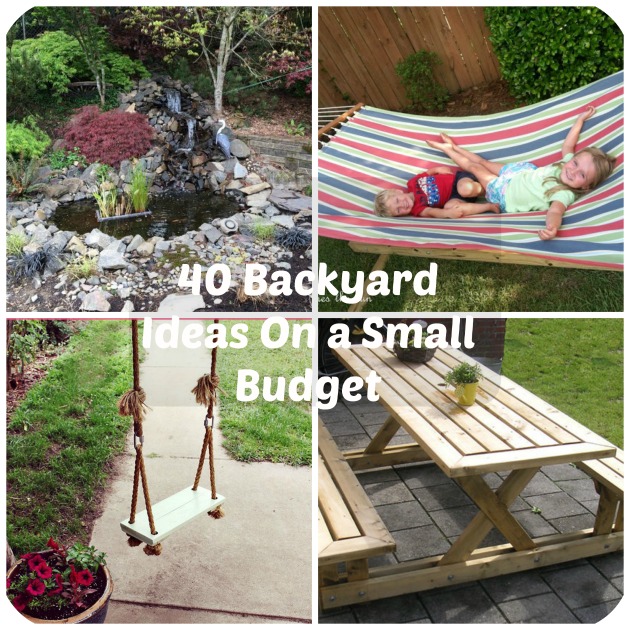 40 Diy Backyard Ideas On A Small Budget