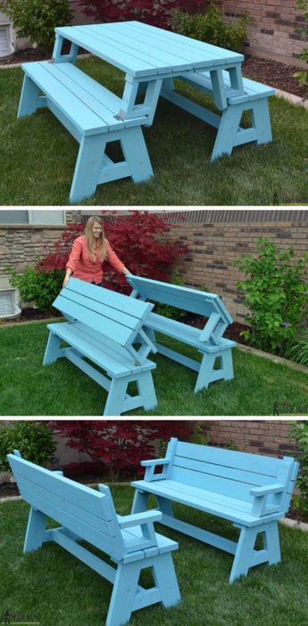 Convertable Picnic Table and Bench